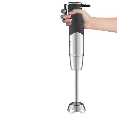 Mixer vertical InfinyForce Pro 5 în 1 HB95LD38, 1200 W, tehnologie Powelix, tocător 0.5 L, tel, accesoriu piure, protecție antistropire, recipient 0.8 L, argintiu