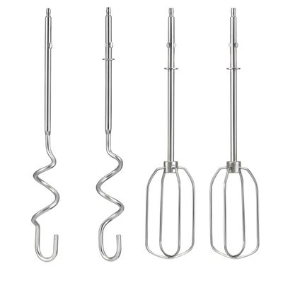 Mixer Quick Mix HT310138, 300 W, 5 trepte de viteză, funcție Turbo, 2 teluri, 2 cârlige, alb