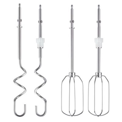 Mixer Quick Mix HT312138, 300 W, 5 trepte de viteză, funcție Turbo, bol rotativ 3.5 L, 2 teluri, 2 cârlige, alb