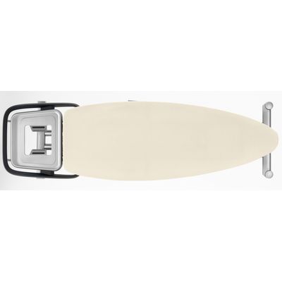 Masă de călcat Pro Comfort IB5100E0, suprafață 130 x 47 cm, înălțime până la 93 cm, husă bumbac și spumă, 7.6 KG, inox, alb / bej