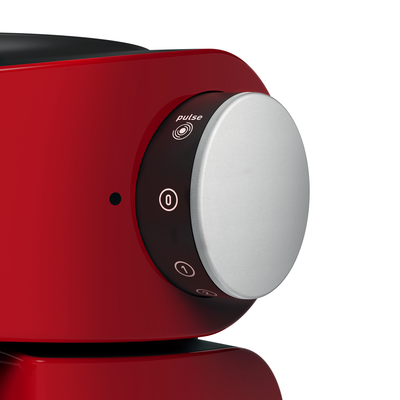 Robot de bucătărie Wizzo QB317538, 1000 W, set pentru patiserie, bol inox 4 L, funcția Pulse, blender inox 1.5 L, mașină de tocat carne, feliator, roșu