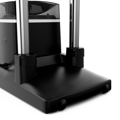 Aparat de călcat multifuncțional Ixeo+ QT1510E0, 2980 W, 5 bari, jet de abur 90 g/min, masă de călcat Smart Board integrată, tehnologie Twin Boiler, bază detașabilă, rezervor 1 L, negru