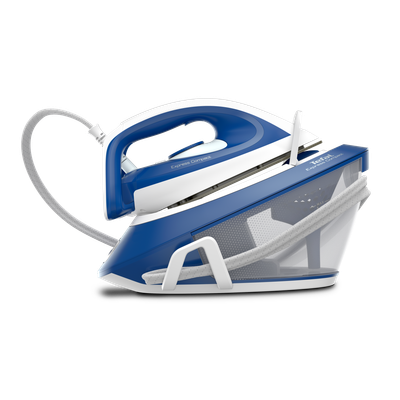 Stație de călcat Express Compact SV7112E0, 2600 W, 5.9 bari, jet de abur 360 g/min, talpă Xpress Glide, rezervor 1.7 L, albastru