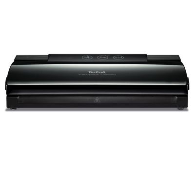 Aparat de vidat VacuPack Classic VT254070, funcții de sigilare, vidare, oprire, 18 pungi, plastic, negru