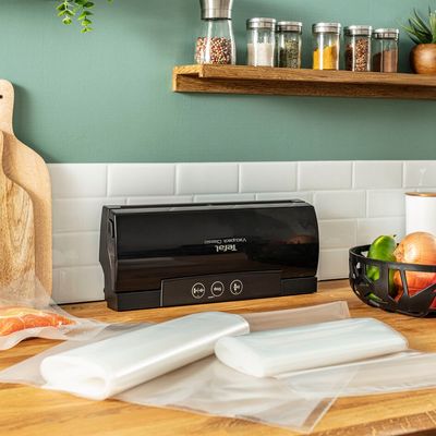 Set de pungi de vidat VacuPack XA254010, depozitare frigider și congelator, refolosibile, 18 bucăți, plastic, transparent