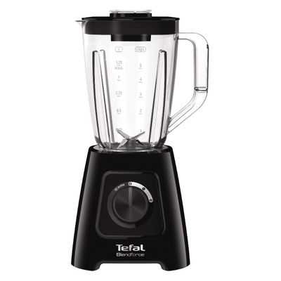 Blender BlendForce 2 BL420838, tehnologie Trip'Ax, 600 W, 2 viteze, funcție de mărunțire gheață, Smart Lock, Easy Safety, cana dozare, 2 L, negru