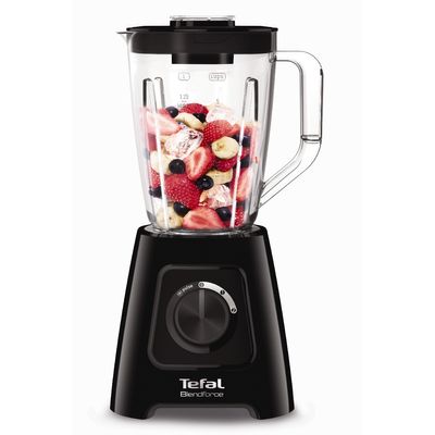 Blender BlendForce 2 BL420838, tehnologie Trip'Ax, 600 W, 2 viteze, funcție de mărunțire gheață, Smart Lock, Easy Safety, cana dozare, 2 L, negru