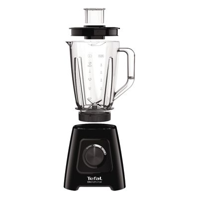 Blender BlendForce 2 BL420838, tehnologie Trip'Ax, 600 W, 2 viteze, funcție de mărunțire gheață, Smart Lock, Easy Safety, cana dozare, 2 L, negru
