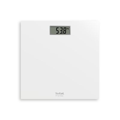 Cântar de baie Premiss PP1401V0, 150 KG, gradații la 100 g, 30 x 30 cm, sticlă, alb