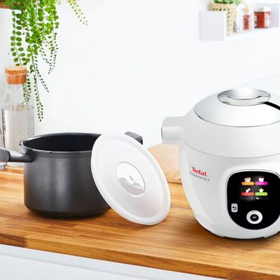 Capac pentru depozitare XA612010, compatibil cu bolul Cook4Me+, închidere etanșă, depozitare frigider, plastic, transparent