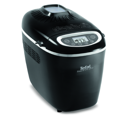 Mașină de pâine Bread Of The World PF611838, 1600 W, 19 programe, pornire programabilă, păstrare la cald, tavă pătrată, cu înveliș antiaderent, 5 accesorii, carte de rețete, 1.5 KG, negru