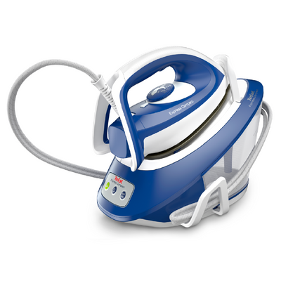 Stație de călcat Express Compact SV7112E0, 2600 W, 5.9 bari, jet de abur 360 g/min, talpă Xpress Glide, rezervor 1.7 L, albastru