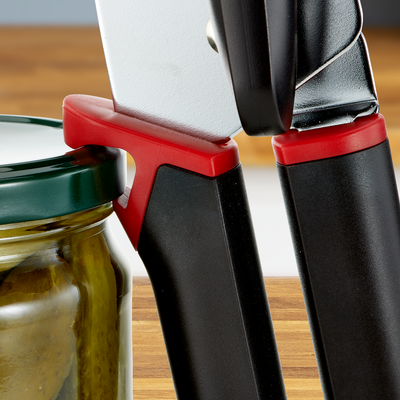 Desfăcător de conserve și sticle Ingenio K2070514, calitate premium, design inovator, fără BPA sau ftalați, inox - plastic, negru