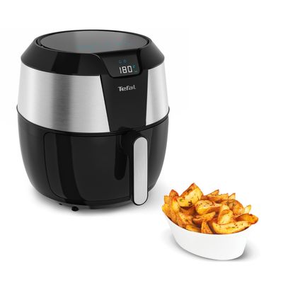 Friteuză cu aer cald Easy Fry XXL EY701D15, 1700 W, tehnologie 3D Air Pulse, ecran LCD, oprire automată, 1.6 KG / 5.6 L, negru