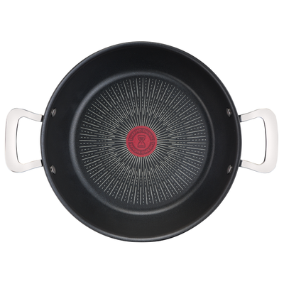 Cratiță Unlimited G2557172, înveliș antiaderent 100% sigur, Titanium Anti-Scratch, Thermo-Signal™, bază Thermo-Fusion™, 26 cm, aluminiu, negru