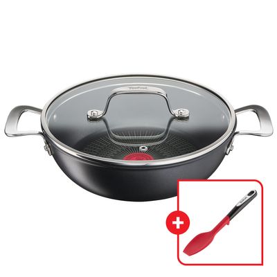 Pachet cratiță Unlimited 26 cm și lingură de silicon Ingenio