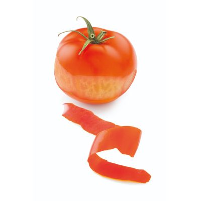 Accesoriu pentru decojit roșii Ingenio K2074014, calitate premium, design inovator, fără BPA sau ftalați, plastic, roșu / negru