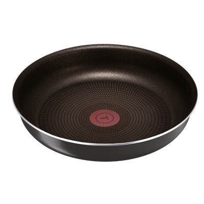 Set 8 piese Ingenio Essential L2009902, înveliș antiaderent 100% sigur, PowerGlide, mâner detașabil, aluminiu, negru