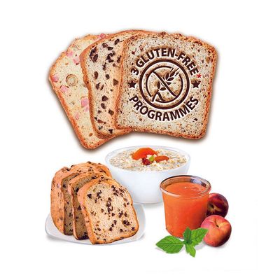 Mașină de făcut pâine Pain Plaisir PF220838, 700 W, 17 programe, pornire programabilă, păstrare la cald, tavă pătrată, cu înveliș antiaderent, 3 accesorii, carte de rețete, 1 KG, negru