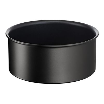 Set de 13 piese Ingenio Unlimited L7639002, înveliș antiaderent 100% sigur, Thermo-Signal™, 2 mânere detașabile, aluminiu, negru