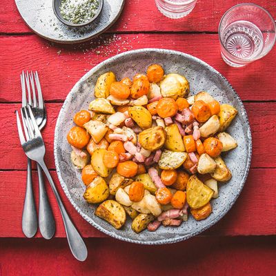 Tigaie Daily Cook G7300655, înveliș antiaderent 100% sigur, de lungă durată, Thermo-Signal™, 28 cm, inox, argintiu