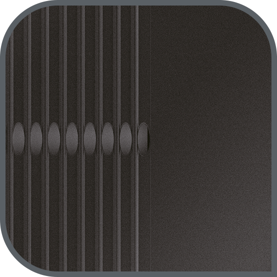 2/3 suprafață tip grătar, 1/3 suprafață plană