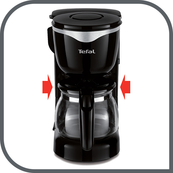 Aparat de cafea cu design compact