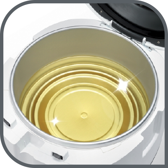 Uleiul rămâne întotdeauna curat pentru o prăjire mai sănătoasă