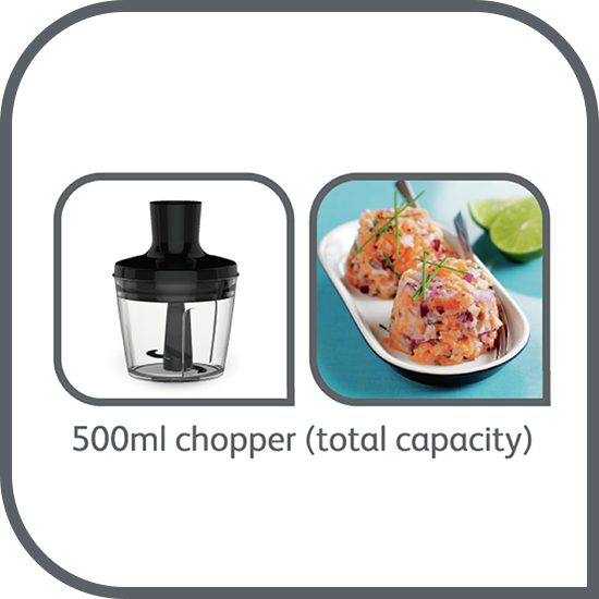 Tocător de 500 ml (capacitate totală)