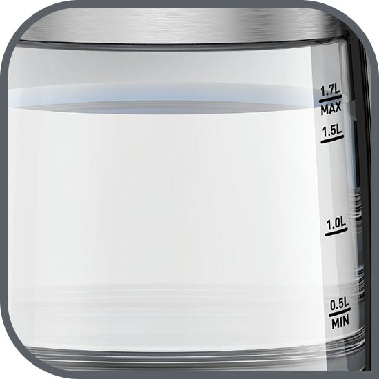 Corp transparent din sticlă