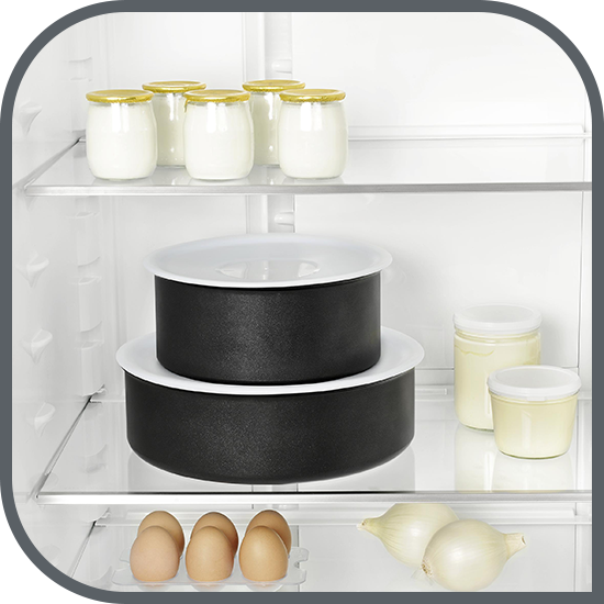 Păstrează la rece preparatele rămase în cratițele Ingenio.