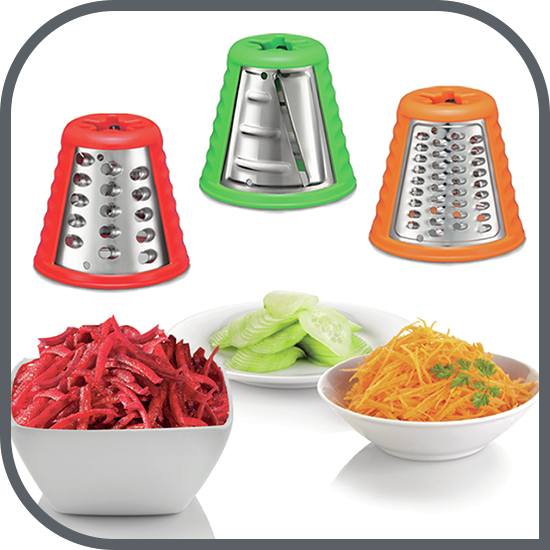 3 conuri pentru feliere și radere