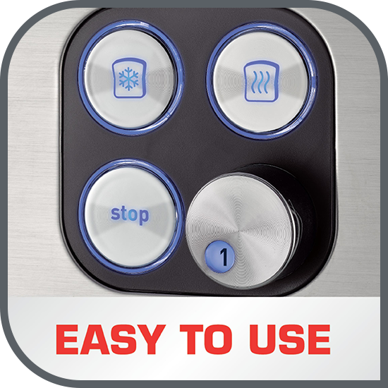 Panou frontal, uşor de utilizat