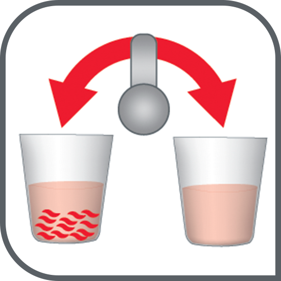 Ajustarea ușoară a nivelului de pulpă din suc
